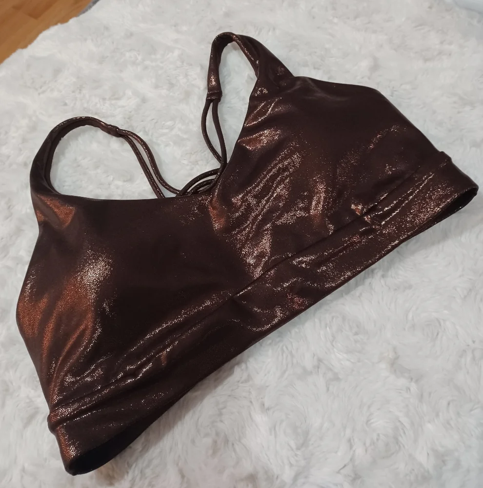 Athleta Brown Intimates Bra with Sleek Support - Picture 1 of 3